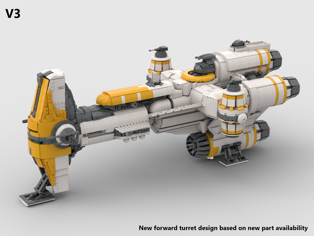 Lego Moc Ucs Hammerhead Corvette Lightmaker By Alifornia Design |  Rebrickable - Build With Lego