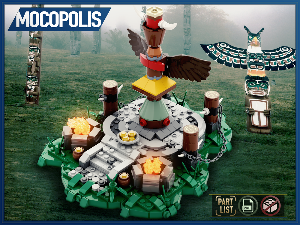 Gør alt med min kraft terrorist Intervenere LEGO MOC Wow Fantasy Orc's Tauren Totem by MOCOPOLIS | Rebrickable - Build  with LEGO