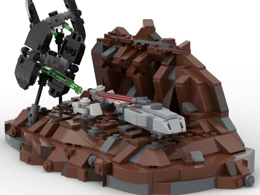 LEGO MOC-57536 Imperial Marauder Chase - Mandalorian S2, Micro Outland ...