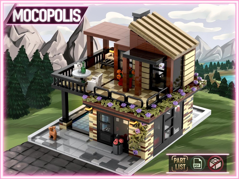 Custom lego house deals