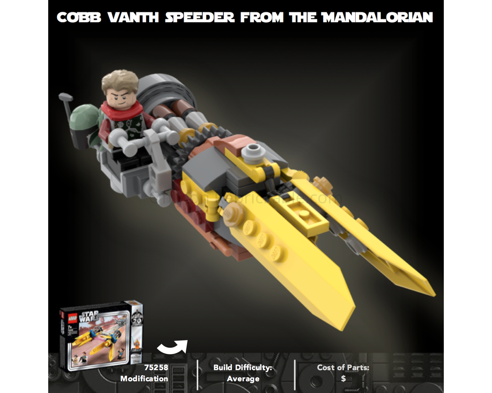 LEGO MOC Cobb Vanth Speeder from The 