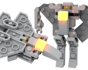 LEGO MOC Transformers G1 Mirage Mini Mecha by FreshBricks