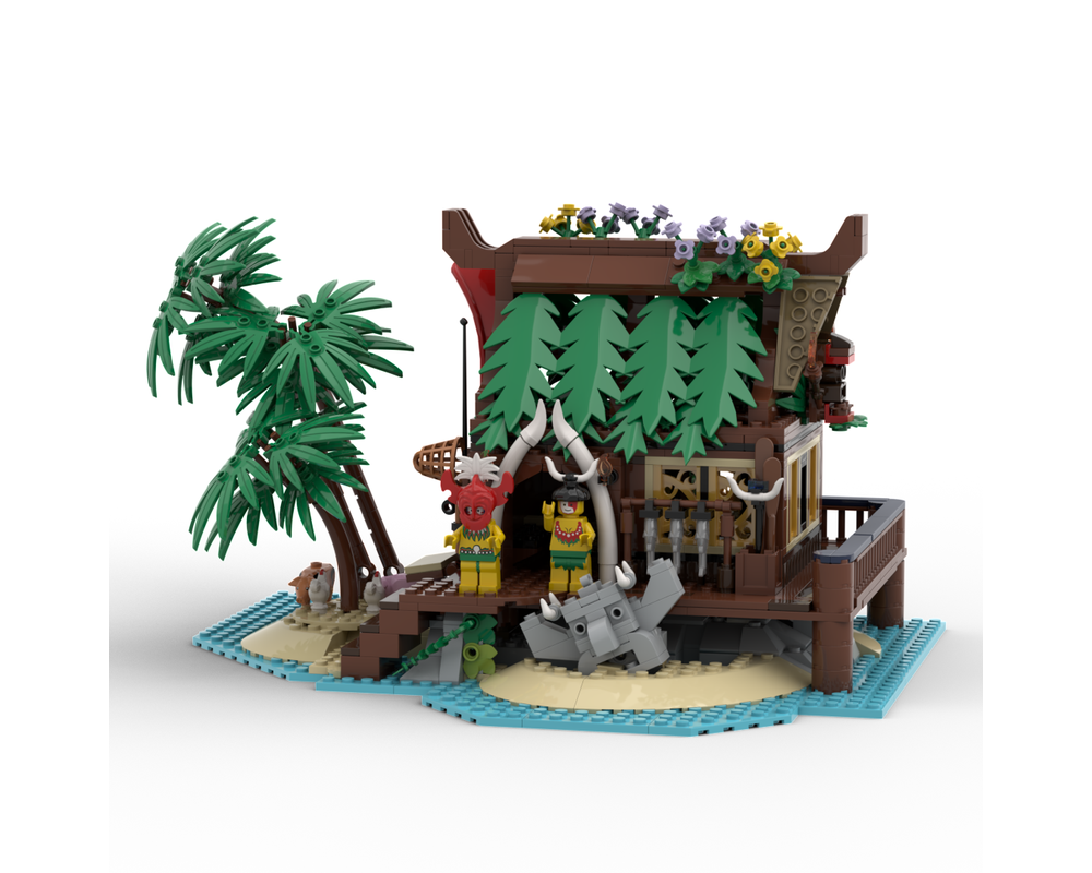 LEGO MOC Islanders Tiki House by Jildos_legoplanet | Rebrickable ...