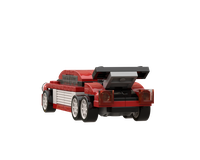 Red racer limousine