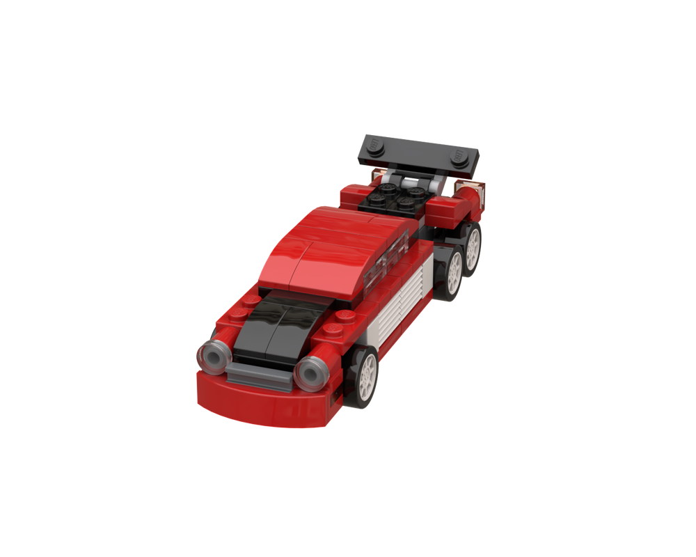 LEGO MOC Red racer limousine by BrickDesignerNL | Rebrickable - Build ...