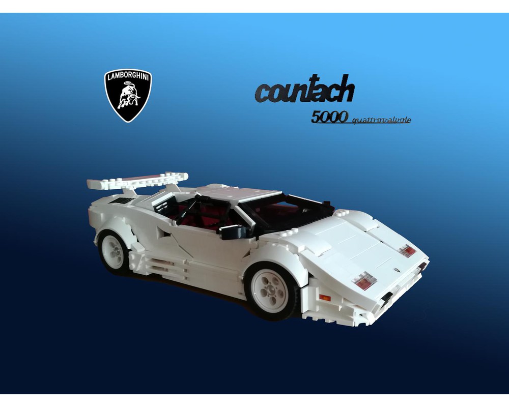 LEGO MOC Countach LP5000 QV by Rastacoco Rebrickable