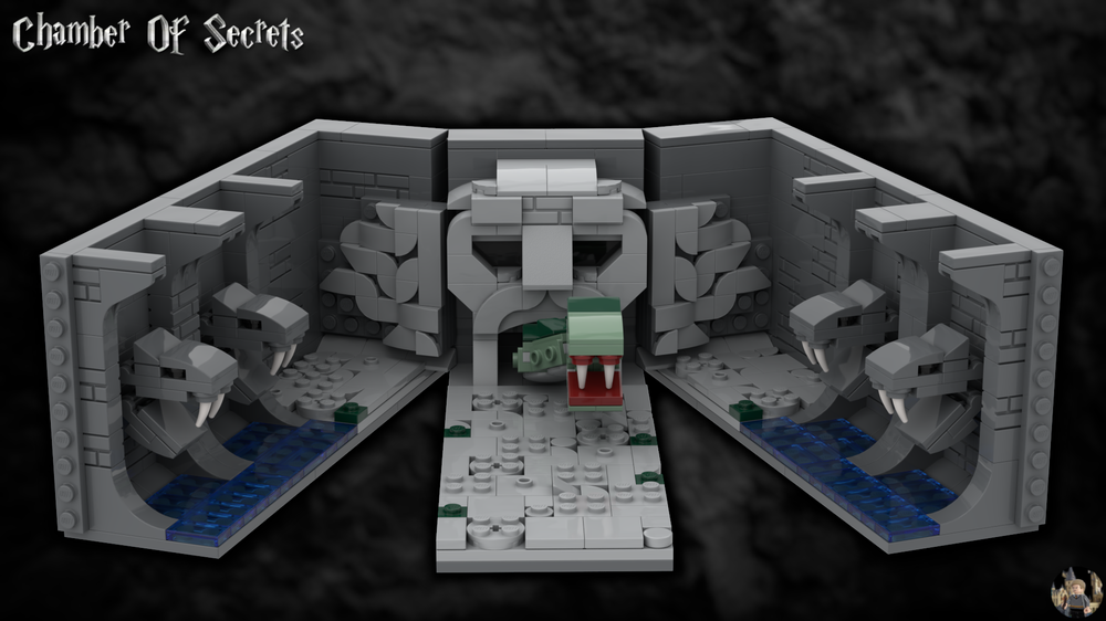 LEGO HARRY POTTER VS THE BASILISK DISPLAY MOC! 