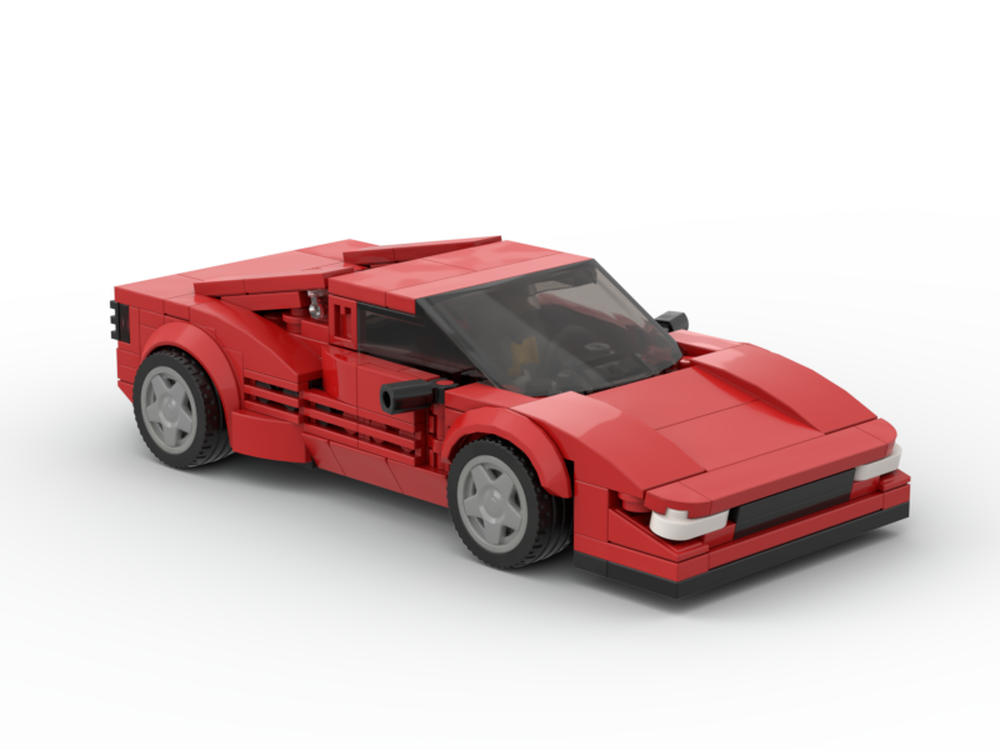 LEGO MOC Ferrari Testarossa by TheBoostedBrick | Rebrickable - Build ...