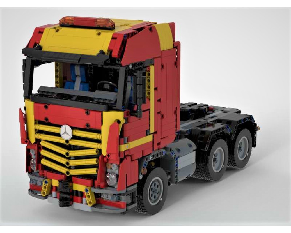 LEGO MOC Mercedes Benz Actros 3363 RC V2 by Studentfieber | Rebrickable - Build with LEGO