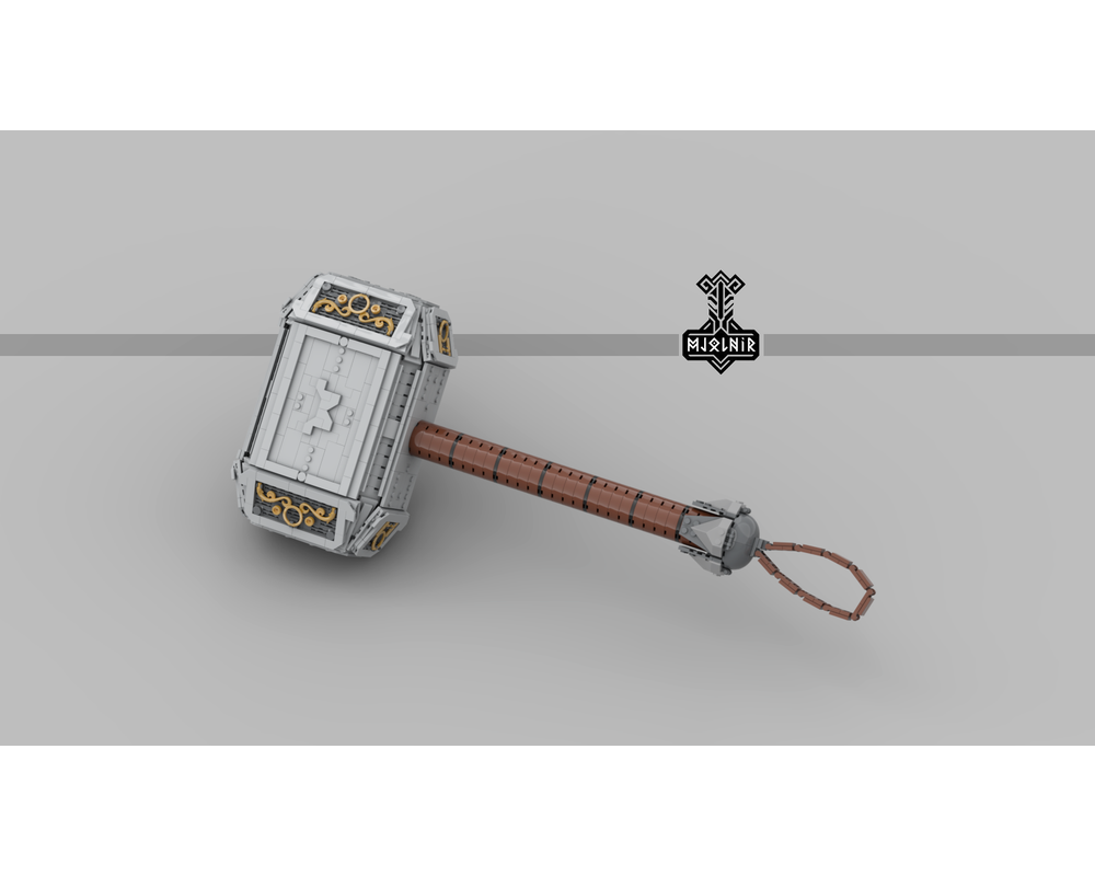 custom lego mjolnir