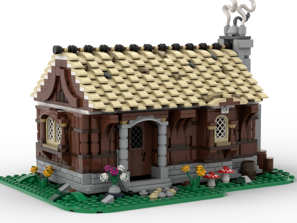 forsendelse Ledelse generelt LEGO MOC Medieval house by Huebre | Rebrickable - Build with LEGO