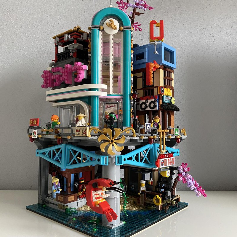 LEGO MOC Ninjago City Extension: Bar by | Rebrickable Build with LEGO