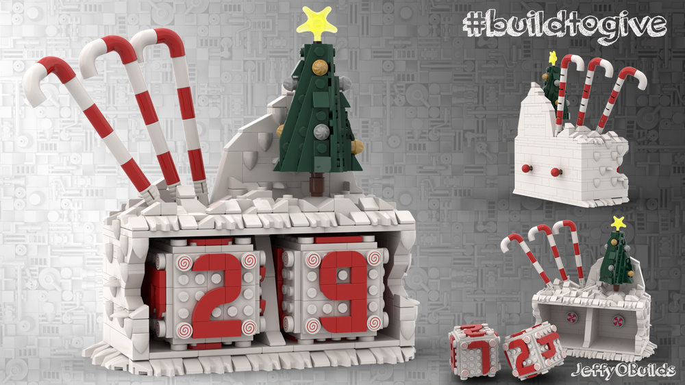 LEGO MOC Christmas Advent Countdown by Jeffy O Rebrickable