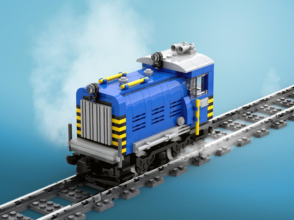 LEGO MOC Powered Cargo Train Engine by Kiely-Design | Rebrickable - Build with