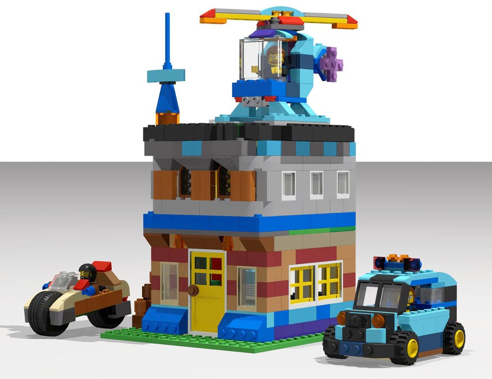 LEGO MOC Police Department by Moe Brickman | Rebrickable - Build with LEGO