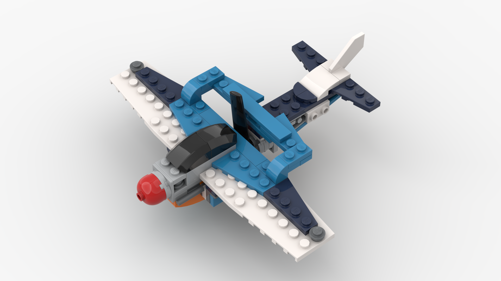 LEGO MOC 31099 Mid engine Propeller Airplane by cubeworrier