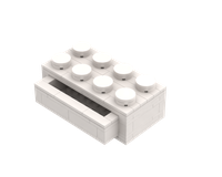 2 x 4 Brick with slider