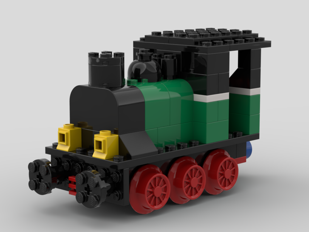 LEGO MOC green locomotive by The long lego liftarm | Rebrickable ...