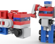 LEGO MOC Transformers G1 Mirage Mini Mecha by FreshBricks