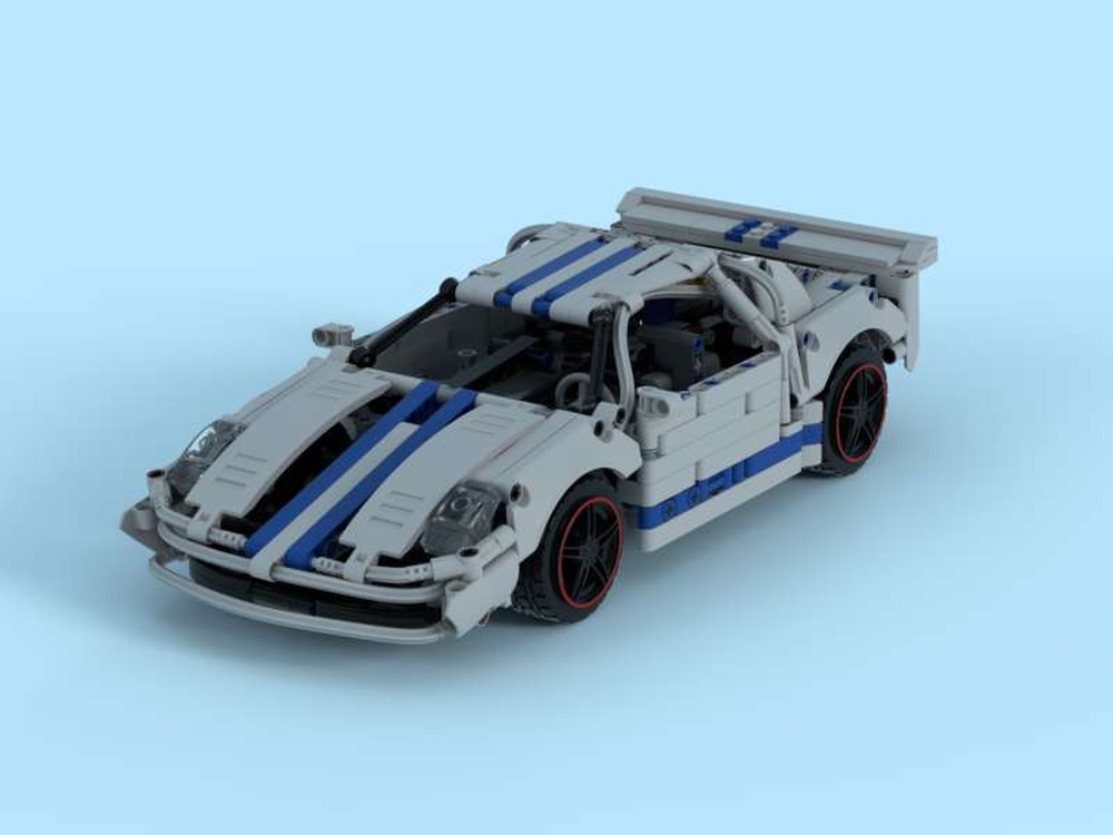 Lego Moc Ford Gt 40 With Powered Up By Target86 Rebrickable Build