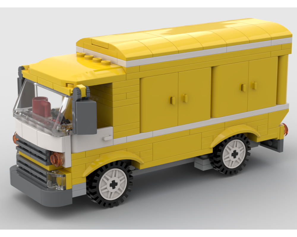 Lego Moc Buwizz Powered Delivery Van By Kjoeloe Rebrickable Build