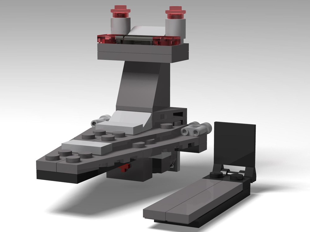 LEGO MOC Star Destroyer with a stand by pawel01ivan | Rebrickable