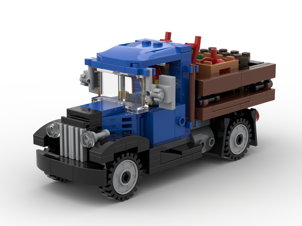Enredo Sofisticado herramienta LEGO MOC 1930s Delivery / Farm Truck by Miro | Rebrickable - Build with LEGO