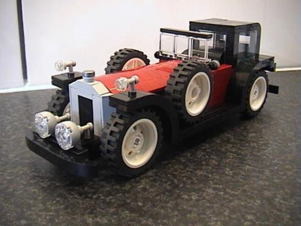 LEGO MOC Classic Taxi from the 1920's by Lucky-Ramses | Rebrickable ...