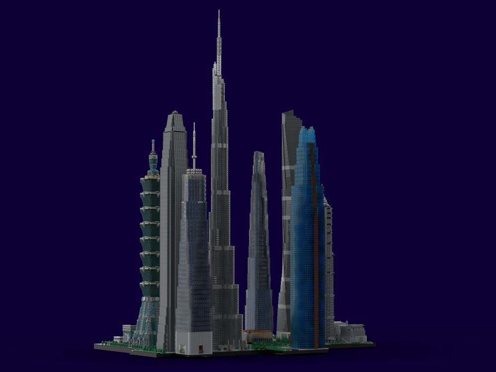 Komedieserie For det andet Lee LEGO MOC Burj Khalifa with PDF by FunnyTacoBunny | Rebrickable - Build with  LEGO