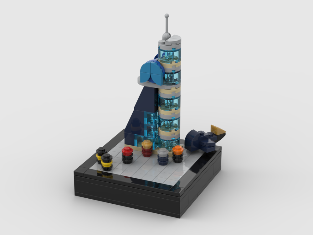 Lego avengers 2024 tower mini