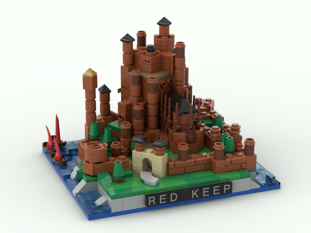 MOC GoT - Red Keep by Chricki Rebrickable - with
