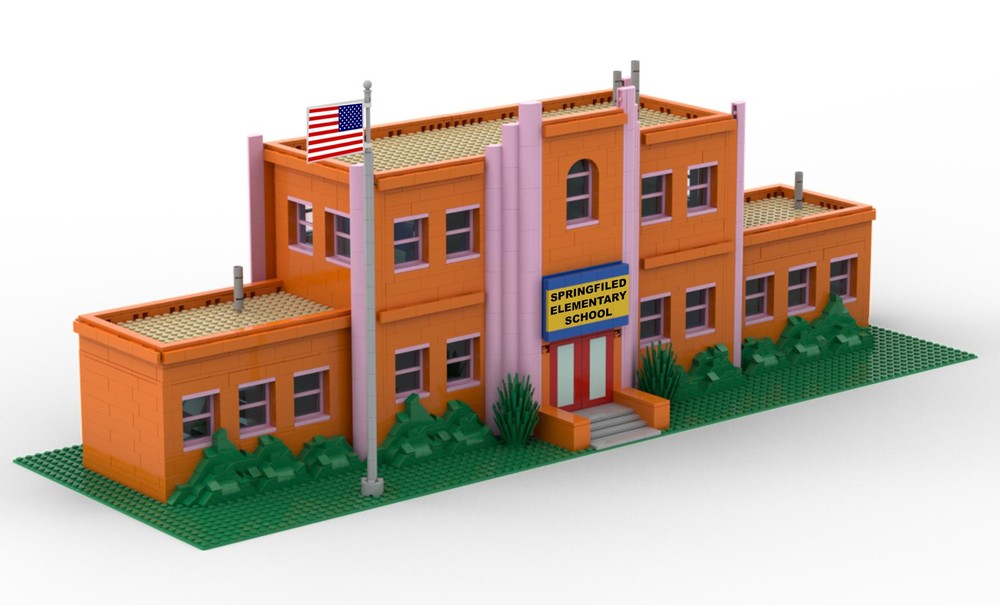 LEGO MOC Springfield Elementary School - Ecole Elementaire de ...