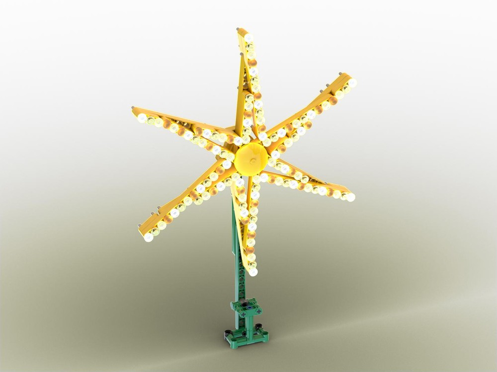 LEGO MOC-58379 Technic star topper by Thomus_Bean | Rebrickable - Build ...