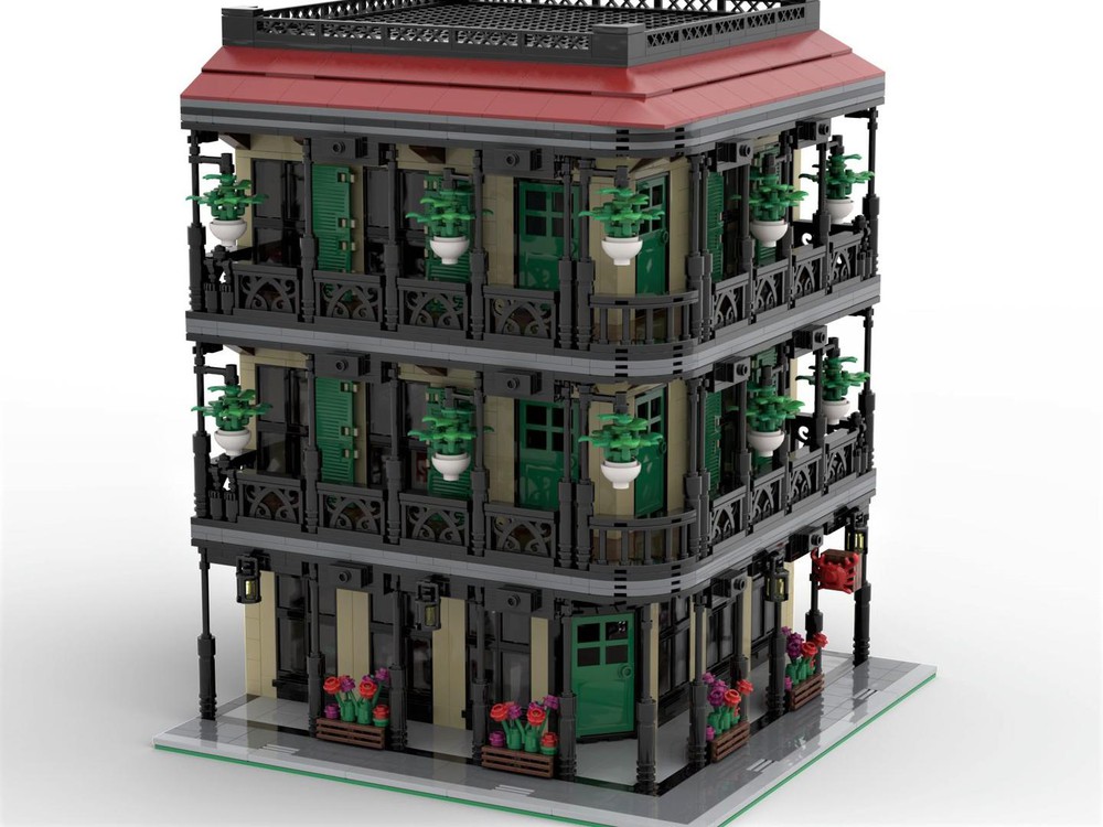 LEGO MOC Louis Vuitton shop (Modular Street) by arjan1982