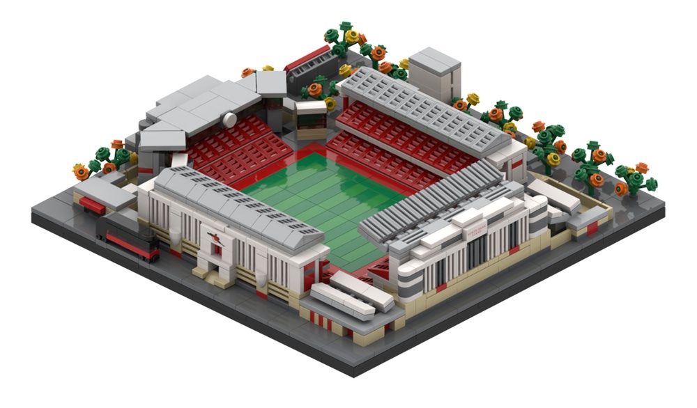 Lego Moc Highbury Stadium Arsenal Football Club By Sharle Rebrickable Build With Lego