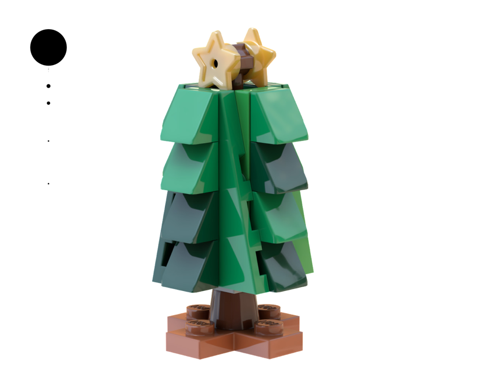 LEGO MOC Christmas Tree GBC by RJBrickBuilds