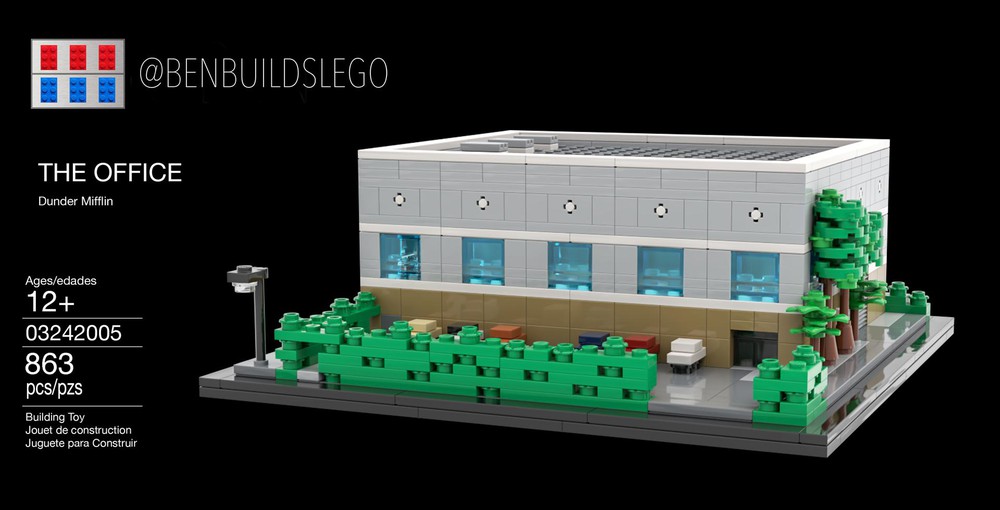 LEGO MOC The Office Dunder Mifflin, Scranton Pennsylvania by