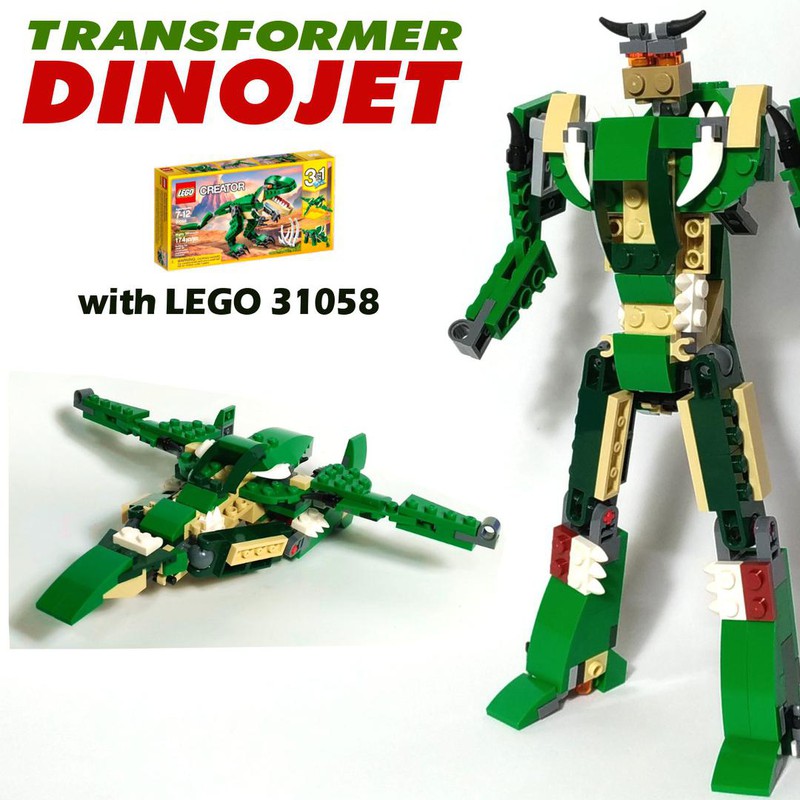 Lego Creator 31058 Alternate Build Transform Robot : r/LegoCreations