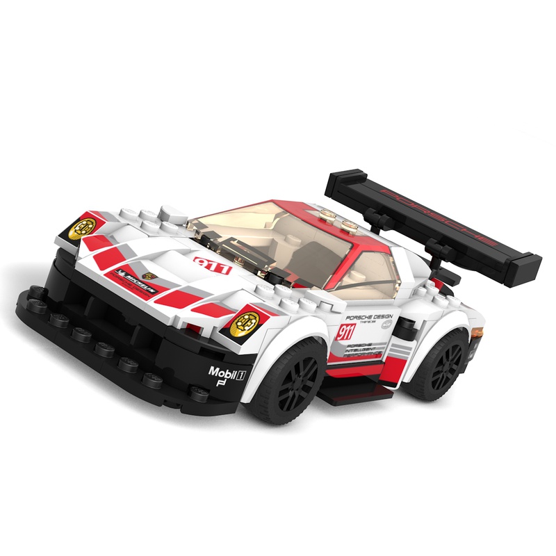 Hvad er der galt ven Ugyldigt LEGO MOC Porsche 911 RSR in 8 Stud Wide Style by k_lego_r | Rebrickable -  Build with LEGO