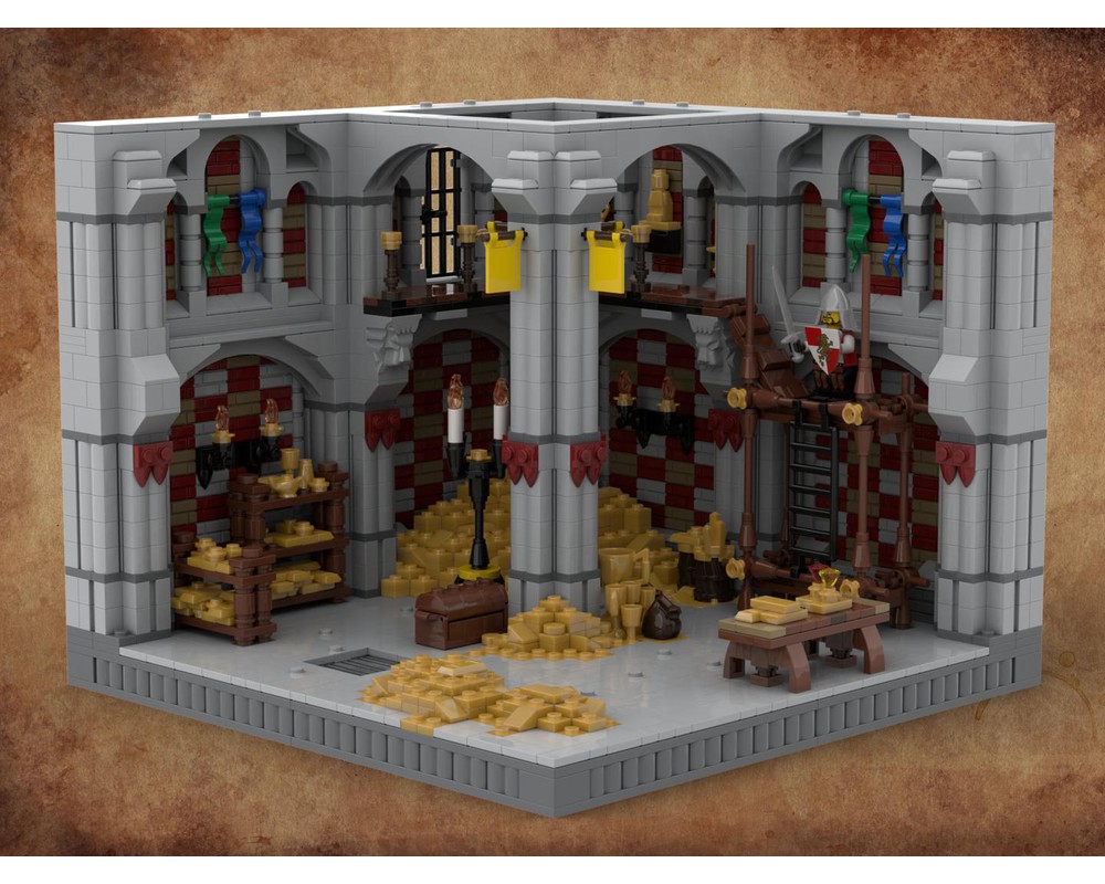 LEGO MOC Medieval treasury by Huebre | Rebrickable - Build with LEGO