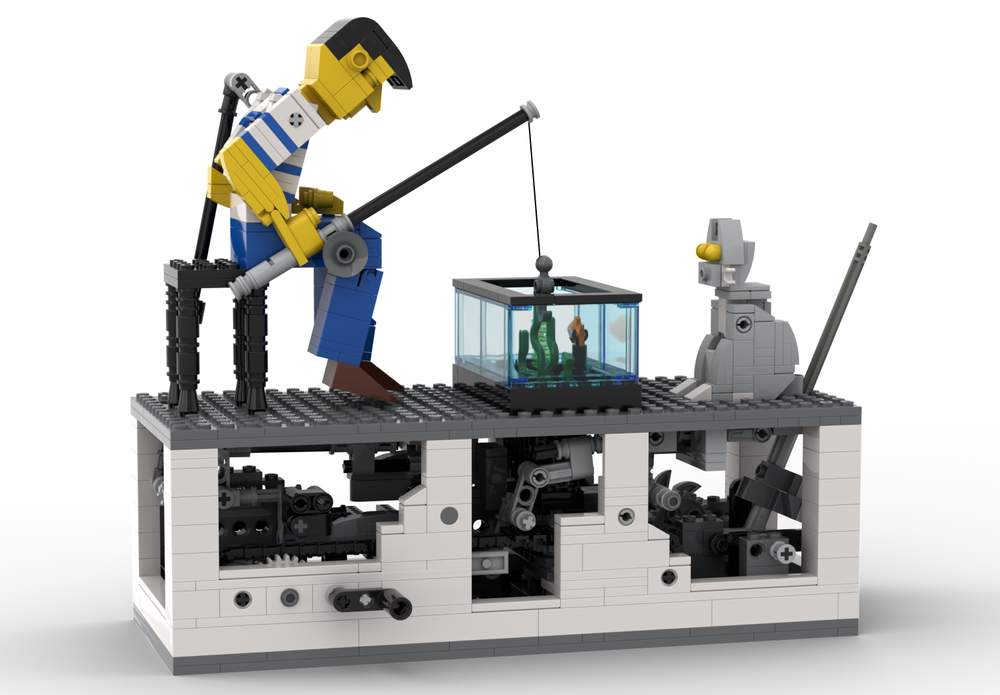 LEGO MOC Fisherman, by TonyFlow76 by Planet GBC