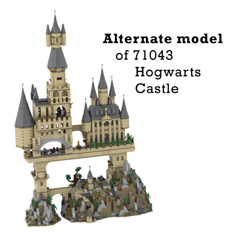 Lego Harry Potter 71043 Hogwarts Castle Speed Build 