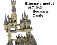 Lemmy's Castle - Alternate model of 71043 - Hogwart's Castle
