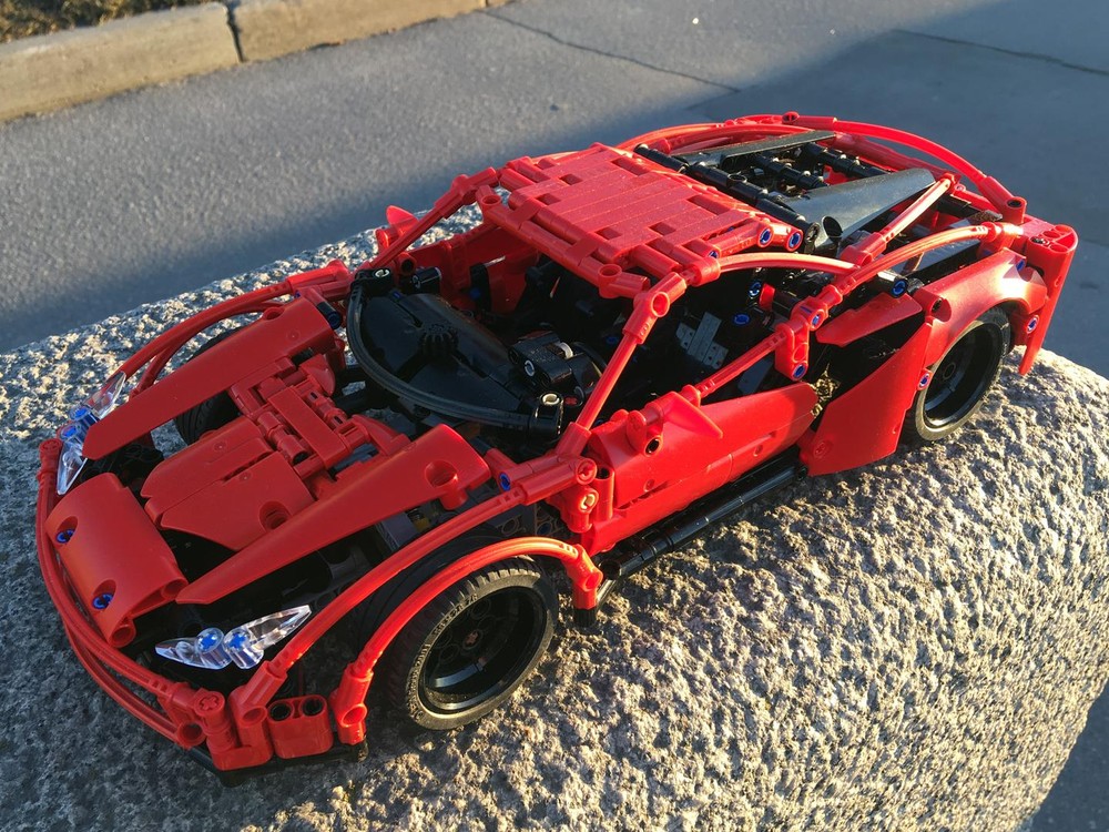 LEGO MOC Ferrari F8 Tributo by paave Rebrickable Build
