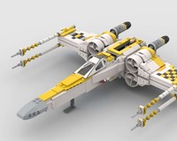 X - Wing Starfighter Modification (White & Yellow)