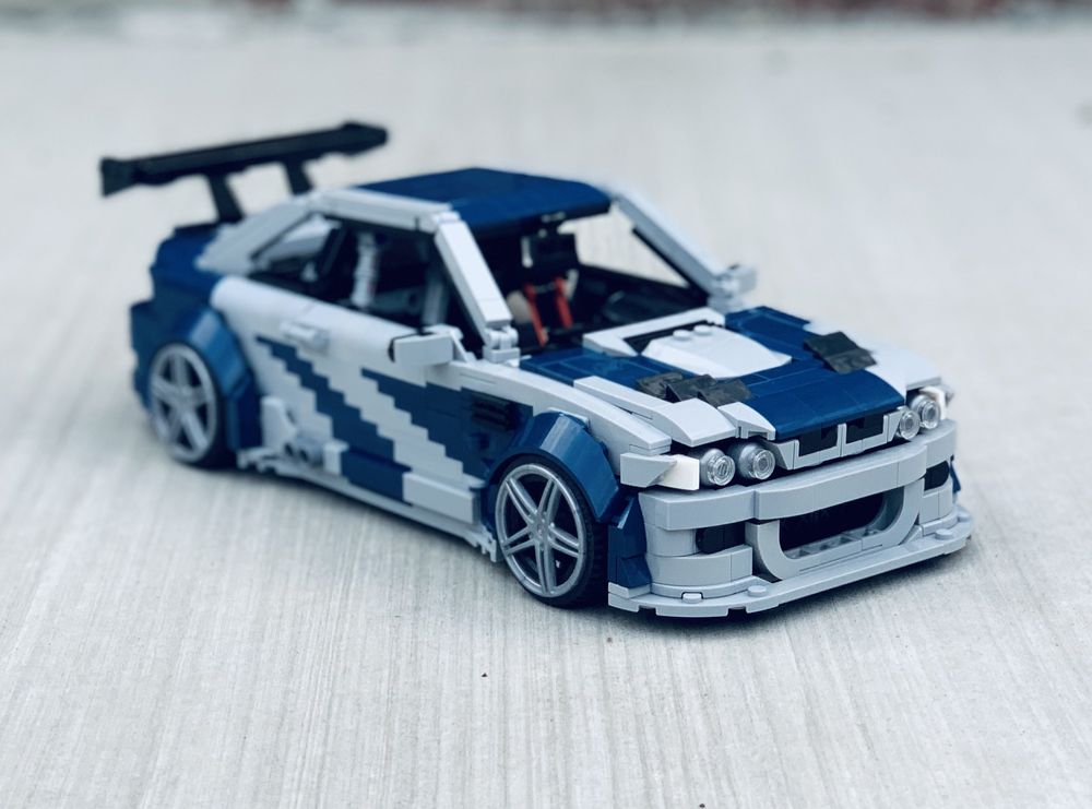 Lego Moc Bmw E46 M3 Gtr Need For Speed Most Wanted Edition By Quattrobricks  | Rebrickable - Build With Lego