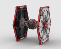 Imperial Tie Modification (Red, white & Black)