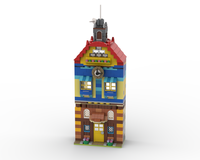 11004 11005 Blue-yellow House