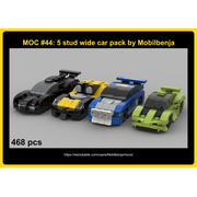 Car pack #9 (5 stud wide)