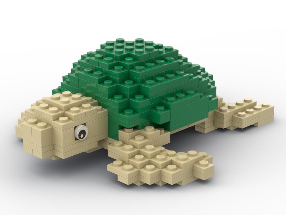 LEGO MOC Turtle Ben_Stephenson | Rebrickable - Build with LEGO
